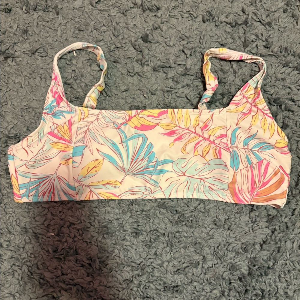 No Boundaries Colorful bikini top